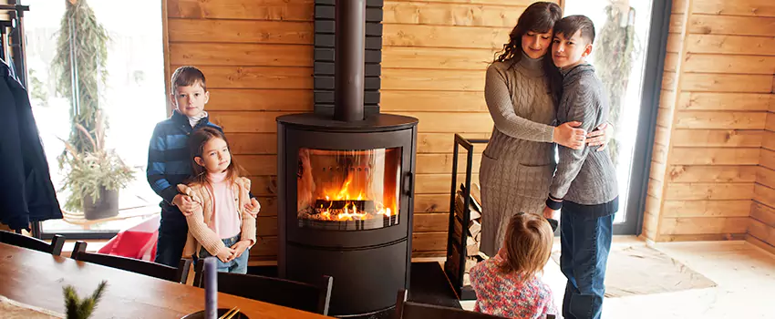 Morso Cast Iron Fireplace Insert Installation in Bensenville, Illinois