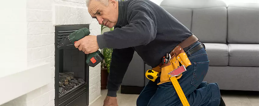 New Indoor Fireplace Installation in Bensenville, Illinois