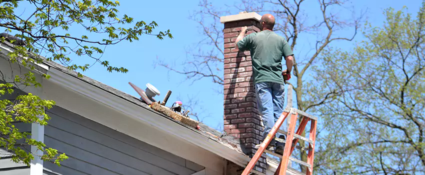 Vinyl and PVC Chimney Flashing Installation in Bensenville, IL