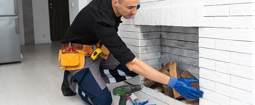 Fireplace Damaged Damper Frame Repair Services in Bensenville, Illinois
